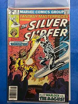 Buy THE SILVER SURFER #12 1980 Reprint. MARVEL. BATTLES ABOMINATION.newsstand | Comb • 3.94£