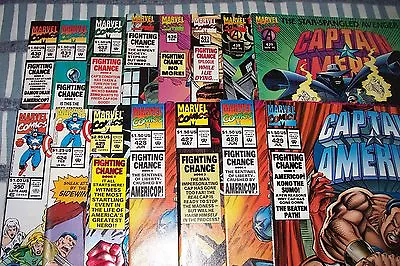 Buy Lot Of 15 Captain America Comics From #390 - 439 From 1991 To 1995 Civil War • 31.77£
