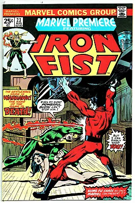 Buy Marvel Premiere #23 (Marvel) Aug 1975, Iron Fist, Condition: NEAR MINT- • 45.97£