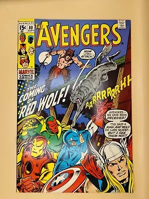 Buy Avengers #80  ~ 1970 Marvel Comics ~1st Appearance Red Wolf (William Talltrees)  • 39.52£