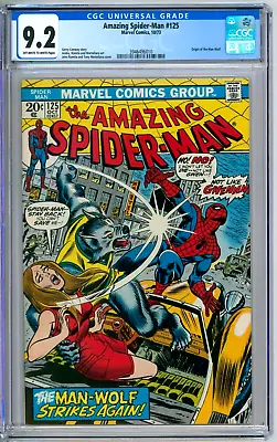 Buy Amazing Spider-Man 125 CGC Graded 9.2 NM-  Marvel Comics 1973 • 132.67£