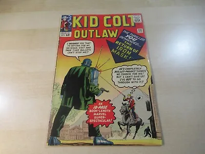 Buy Kid Colt Outlaw #114 Marvel Silver 2nd Iron Mask Mid Higher Grade Looks Nicer • 95.94£