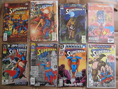 Buy SUPERMAN ANNUALs 1,2,3,4,5,6,7,8,9,10,11,12,13,14.1987-2009.ELSEWORLDS,YEAR ONE+ • 47.99£