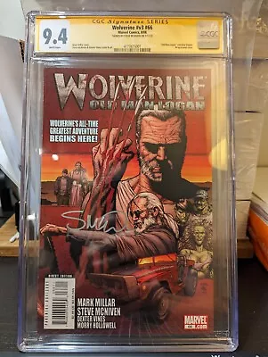Buy Wolverine #66 V3 - CGC 9.4 W Signed By Steve McNiven - Old Man Logan • 127.92£