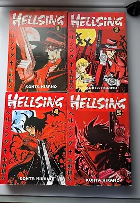 Buy Hellsing - Volumes 1,2,4 & 5 - Dark Horse Comics/DMP - Manga • 5£