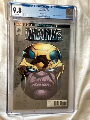 Buy Thanos 13 McKone Variant Cgc 9.8 1st Appearance Cosmic Ghost Rider 1/18 • 166.03£