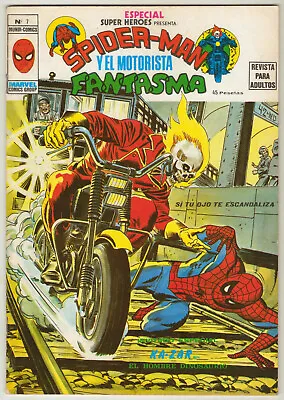 Buy MARVEL TEAM-UP 15 *SPANISH EDITION* Ghost Rider Cover Variant MARVEL COMICS 1974 • 196.32£