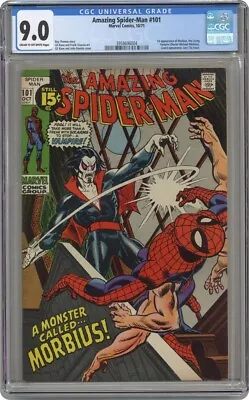 Buy Amazing Spider-Man #101 1st Appearance Of Morbius Key CGC 9.0 3958696004 • 2,000£