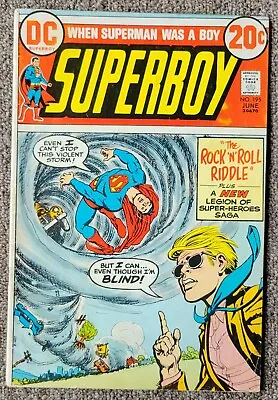 Buy DC Comics Superboy June 1973 #195 Bronze Age Very Good Condition • 20.19£