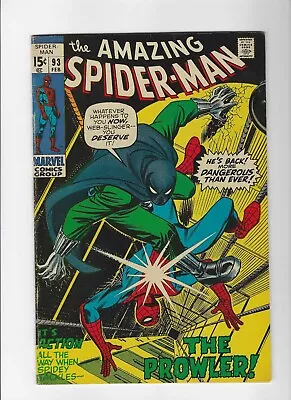 Buy Amazing Spider-Man #93 1st Appearance Of Arthur Stacy 1963 Series Marvel • 36.03£