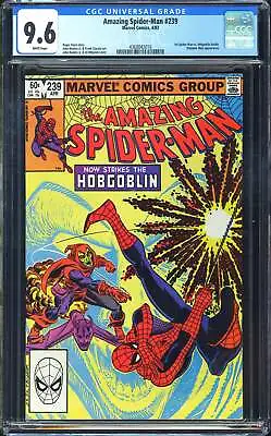 Buy Amazing Spider-Man #239 CGC 9.6 (1983) 2nd App Of The Hobgoblin! L@@K! • 139.13£