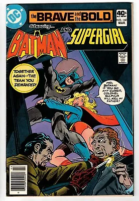 Buy Brave And The Bold #160 1980 Batman Supergirl Dc Bronze Age Nice! • 2.83£