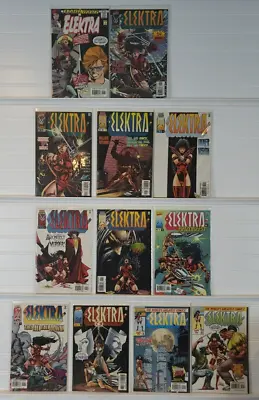 Buy Lot Marvel ELEKTRA Vol 1 (-1-10) - Variant - World Trade Center Cover 1996-97 NM • 15.98£