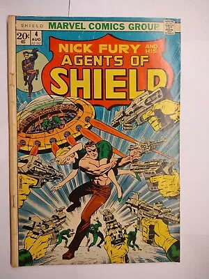 Buy Nick Fury And His Agents Of SHIELD No. 4 August, 1973 • 3.19£