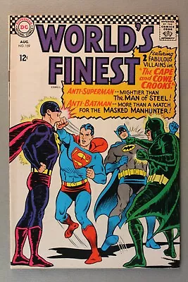 Buy World's Finest #159 *1966*  The Cape And Cowl Crooks!  Cover ~ Swan & Klein • 11.95£