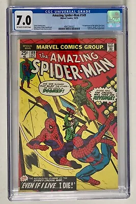 Buy Amazing Spider-Man #149 (1975) CGC 7.0 F/VF 1st App Ben Reily (Scarlet Spider) • 160£