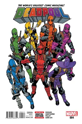 Buy Deadpool # 4  Vol 4 2016 Series N Mint 1 St Print • 3.50£