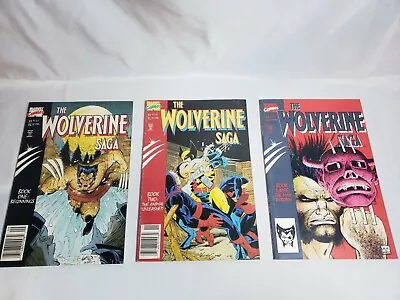 Buy Marvel Comics The Wolverine Saga #1-3 1989 Graphic Novel Set Series Lot • 9.65£