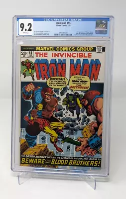 Buy Iron Man #55 CGC 9.2 Marvel Comics 1973 • 1,160.88£