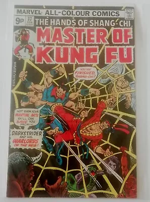 Buy Master Of Kung Fu #37 - Feb 1976 - Shang-Chi - Marvel Comics High Grade 9.2 • 4.99£