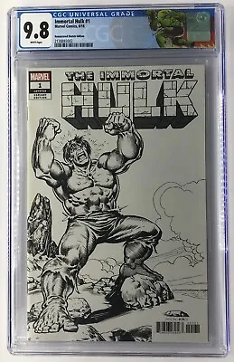Buy Immortal Hulk #1 CGC 9.8 Remastered Sketch Edition • 519.68£