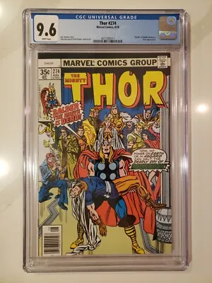 Buy Thor 274 CGC 9.6 Marvel Comic 1978 • 39.41£