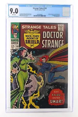 Buy Strange Tales #150 - Marvel Comics 1966 CGC 9.0 John Buscema's 1st Work For Marv • 191.09£