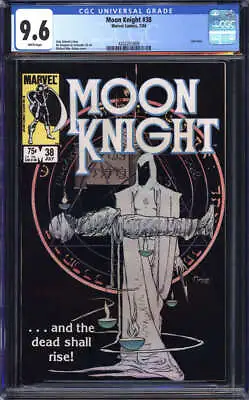Buy Moon Knight #38 Cgc 9.6 White Pages // Last Issue Marvel Comics 1984 • 71.15£