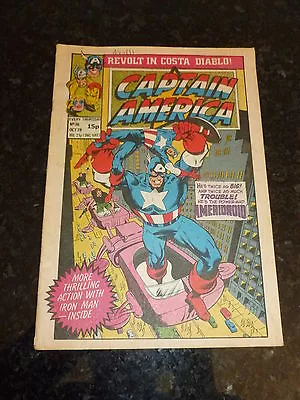 Buy CAPTAIN AMERICA Comic - No 36 - Date 28/10/1981 - UK Paper Comic • 9.99£