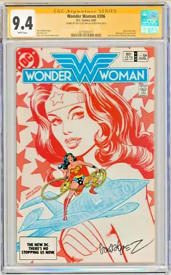 Buy CGC SS 9.4 Wonder Woman #306 SIGNED By Jose Luis Garcia Lopez 1st New Cover Logo • 144.10£