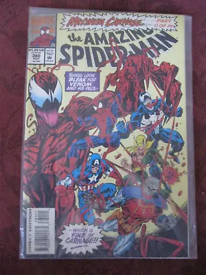 Buy Marvel Comic The Amazing Spider-man Maximum Carnage Part 11 - 14 Issue 380  Nm • 9.59£