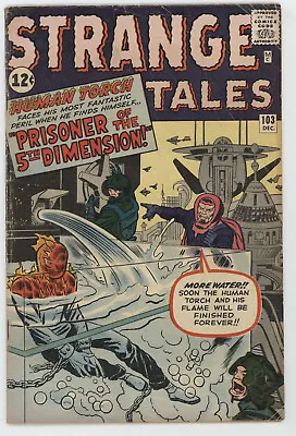 Buy Strange Tales 103 Marvel 1962 GD Human Torch Fantastic Four Jack Kirby Stan Lee • 55.97£