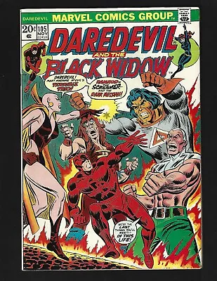 Buy Daredevil #105 FNVF Mark Jewelers 1st/Origin Moondragon* Early Thanos 1st Terrex • 79.62£
