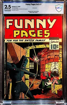 Buy Funny Pages V3 #7  CBCS 2.5 1st Arrow Cover Centaur. • 1,595.04£