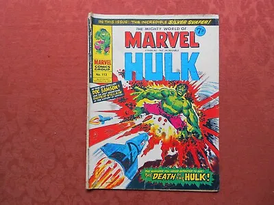 Buy The Mighty World Of Marvel #113 - November 1974 • 0.99£