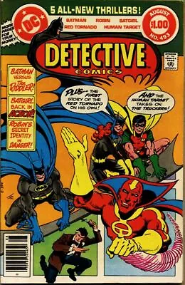 Buy Detective Comics #493-1980 Fn 6.0 Batgirl Giant Size Batman Robin Jim Aparo • 12.05£