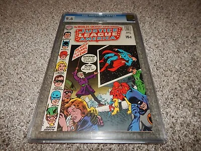 Buy Justice League Of America # 80 Cgc 9.6 White Pages! Dc Batman High Grade Nm+ Key • 256.85£