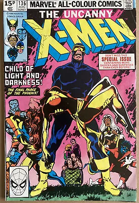 Buy The Uncanny X-men #136 Aug 1980 Dark Phoenix Saga Claremont & Byrne Lilandra App • 34.99£