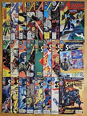 Buy Superman In Action Comics Lot Of 24 Various Issues From 544-705  DC Comics • 15.09£