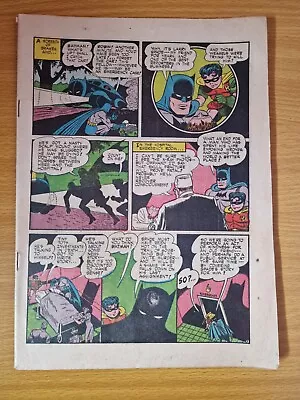 Buy Batman #19 Golden Age 1943 Dick Sprang Artwork Joker Story Read Description • 100£