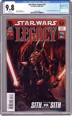 Buy Star Wars Legacy #27 CGC 9.8 2008 3873169025 • 56.13£