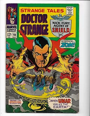 Buy Strange Tales 156 - Vg/f 5.0 - Dr. Strange - Nick Fury - Steranko Art (1967) • 18.39£
