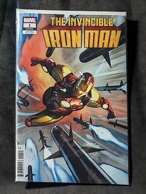 Buy Invincible Iron Man #1 1:25 Pepe Larraz Variant (Marvel Comics) • 10£