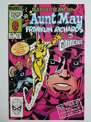 Buy Marvel Team Up (1972) #137 - Very Fine - Aunt May, Franklin Richards Vs Galactus • 4.41£