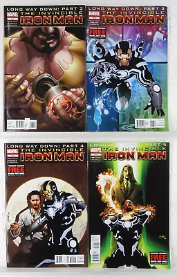 Buy INVINCIBLE IRON MAN #517-520 * Marvel Comics Lot * 2013 Long Way Down - 518 519 • 6.93£