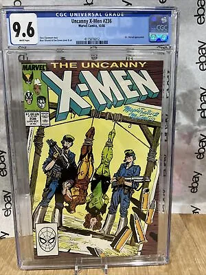 Buy Uncanny X-Men # 236 (10/88) CGC Graded Copper Age Comic Book 9.6 NM WP Comic • 47.57£