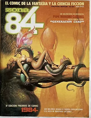 Buy ZONA 84 Number 34 Warren Publishing Spanish Comic Book Sci Fi Fantasy • 6£