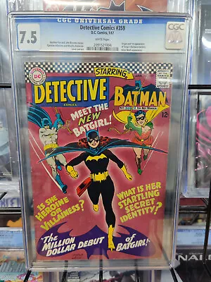 Buy Detective Comics #359 (1967) - Cgc Grade 7.5 - 1st App Batgirl Barbara Gordon! • 1,918.85£