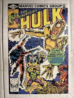 Buy Marvel Comics Incredible Hulk #259 VF 1981 Bronze Age • 4.34£