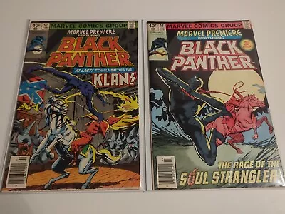 Buy Marvel Premiere Featuring Black Panther #52 #53 High Grade Frank Miller 1980 !! • 20.01£